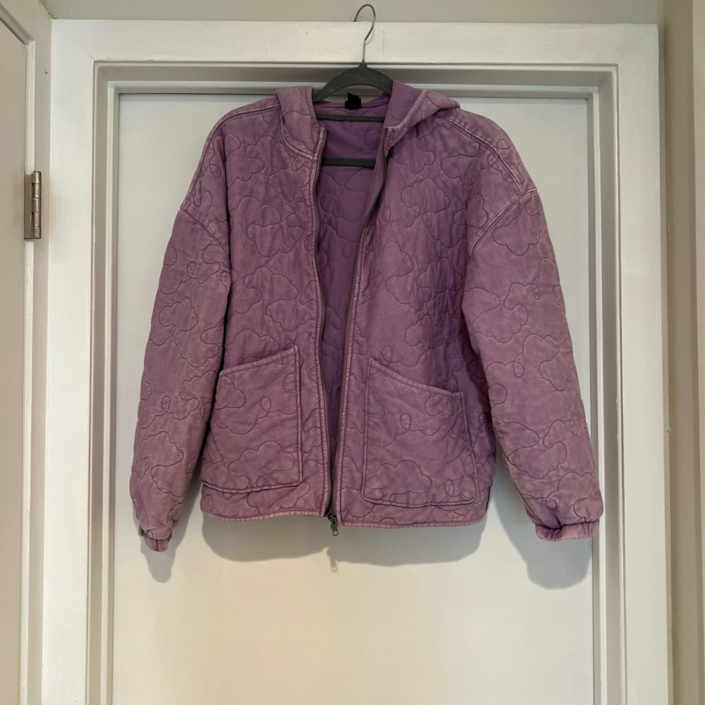 Wild Fable Purple Quilted Jacket